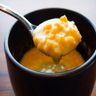 31階スカイレストラン「Hareus～ハレアス」の朝食ブッフェイメージ～食べるコーンスープ～